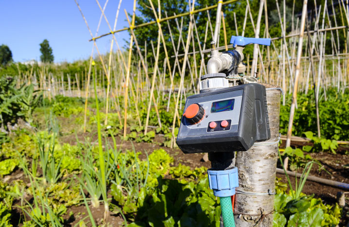 Bewässerungscomputer zur automatischen Gartenbewässerung